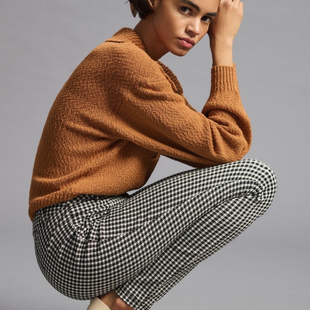 Anthropologie Maeve Plaid Leggings NWT
